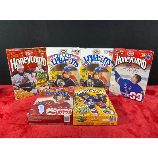 Wayne Gretzky Cereal Boxes