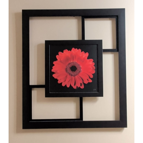 Asymmetrical Hollow Art Signed Keith w/ Decorative Hidden Trinket Candle 12"Tall