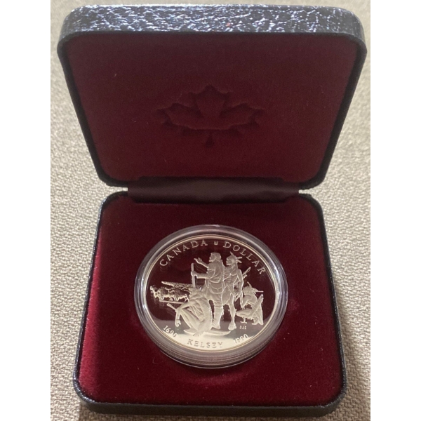 1990 Proof Silver Dollar 50% Silver 23.3 Grams