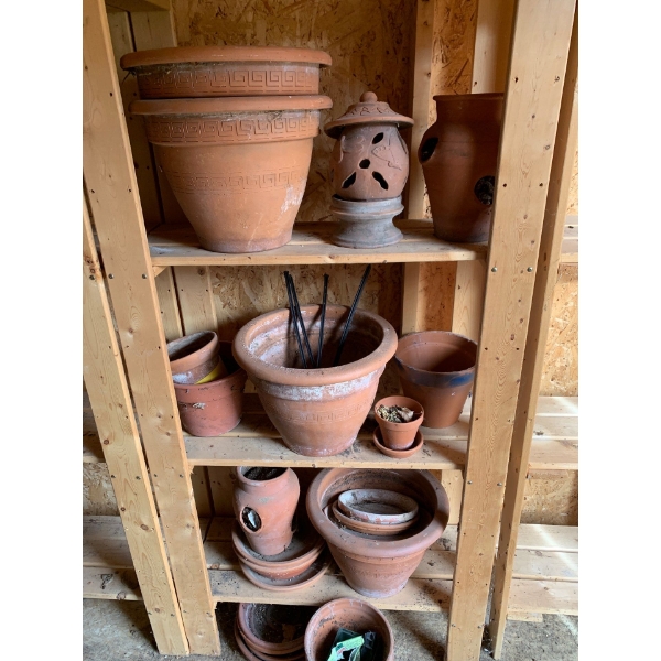 Clay Flower Pot Lot