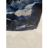 Image 3 : Wolf Howling at Moon, Gloss Paper w/ Paint Photo Finish 14.5 x 20.5 