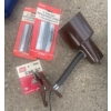Image 4 : Collection Of Garage Grease Guns w/accessories & Clip-on Work Lamp