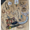 Image 6 : Tin Full Of Costume & Fashion Jewelry  Necklace, Ring, Bracelets, & More