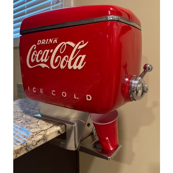 Awesome Metal Coca-Cola Fountain Dispenser 