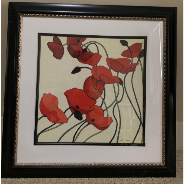 Poppy Art by Novak 27x27