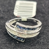Image 1 : 10K Gold, Sapphire and Diamond Ring (total weight 3.4g)