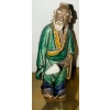 Image 3 : Chinese Mudmen Figurines 5T & Solid Brass Pedestal 