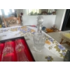 Image 3 : Crystal Glasses (New in Box) , Cake Tray, Decanter