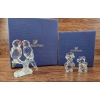 Image 1 : Swarovski Crystal Figurines: Lovebirds and Bear Couple With Boxes