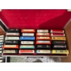 Image 2 : 8 Track & Cassette Collection w/ Cases 