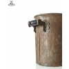 Image 3 :  Antique Copper Boiler Tub  28''Inches In Width , Vintage Household Tins And A Rustic Metal Tub.