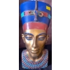 Image 2 : Mask of Tutankhamun Standing Pharaoh & Nefertiti Bust 14T 