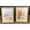 Image 1 : 2 Framed Vintage Papers 'Art of Midwifery' & 'Concerning Diflocations or Luxations' - 13x16 Each 