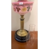 Image 2 : Rare 19 Century Victorian Oil Lamp w/ Extra Chimenea 28T - Stunning 