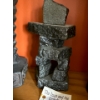 Image 5 : Lovely Hawaii Carvings (11T), Inuit Inukshuk Stone Carving, Inuit Woman, Decorative Glass 