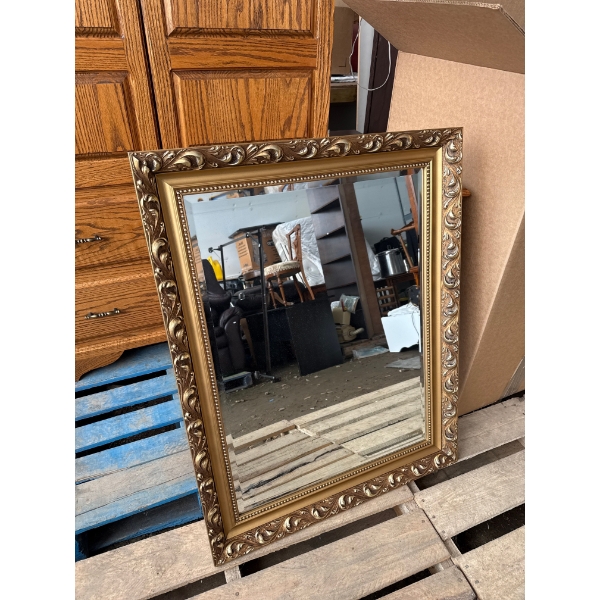 Gold Gilt Mirror 30w x 38h