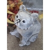 Image 4 : Outdoor Garden Dog Statues- Poodle 12 T, French Bulldog 16.5 T, Autumn Floral Arrangement 
