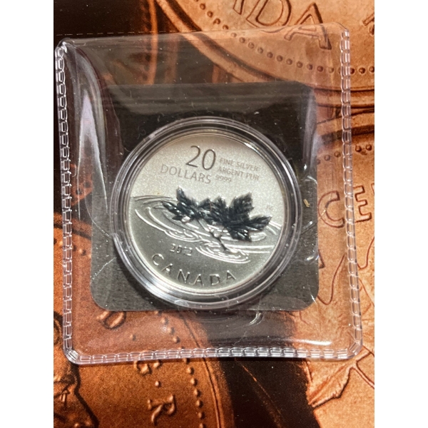 2012 $20 Coin "Farewell to the Penny" 99.99% Silver at 7.96g