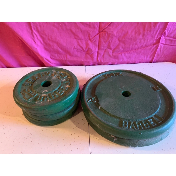 90 Pounds of Steel Weights 