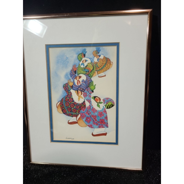 Untitled: Women, Artist: Barbara Lavallee, Poster Framed Under Glass 8.5 X 10.5