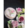 Image 2 : Porcelain Flowers Including: Small Rose Topped Box