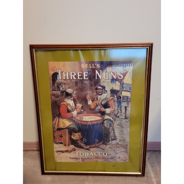 Antique Tobacco Ad 16x22 (Slightly Warped)