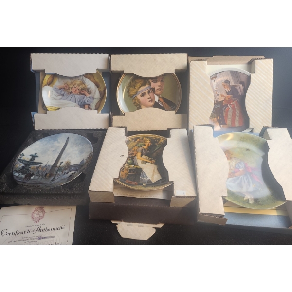 Collection of Plates Including: "Little Miss Muffet"