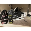 Image 2 : CCM Hockey Skates 44K 9.5 With Set Of Hockey Gloves And Stick 