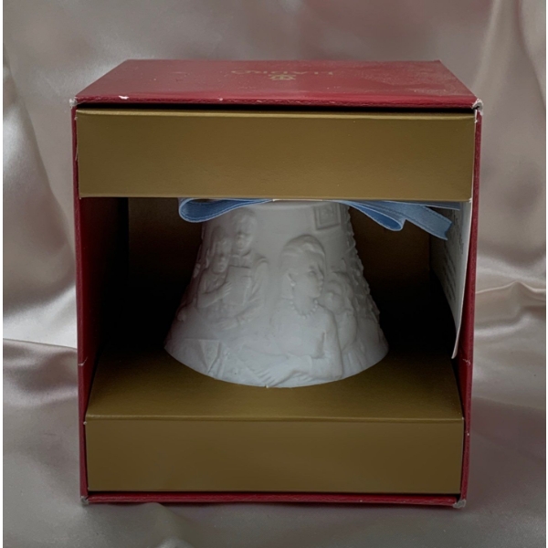 LLADRO Porcelain "1998 Christmas Bell' 3.5T