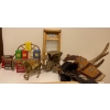 Image 1 : Antique Country Charms - Gun Holsters Mini Wash Board 12T w/ Tiny Tins & More