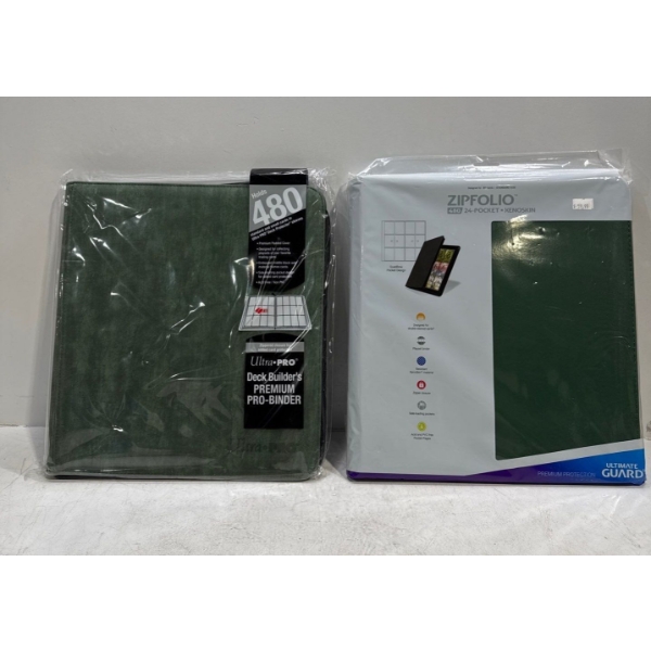 2 Binders with Card Sleeves