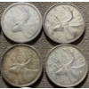 Image 3 : Canadian 25-cent Pieces 80% Silver 64.13 Grams