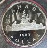 Image 3 : 1983 Silver & Nickel Dollar Canadian Proof Set