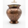 Image 4 : Persian Copper Teapot , Art Nouveau Copper Planter Pot 7''INCHES HEIGHT , Smaller Bowls 
