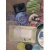Image 2 : Miscellaneous Kitchen Items Including: Serving Dish w/ Flower 13" Diameter, Pitcher 10 T and More!