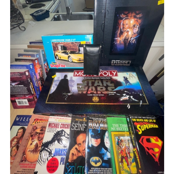 Star Wars Swag Bag w/ Model Lamborghini Diablo Vintage Calculator & More