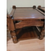 Image 4 : Solid Wood Side Tables with Lower Shelves