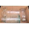 Image 2 : Large Glass Jar With Cork Lid and Four Assorted Mason Jars