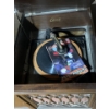 Image 3 : Edison Winding Record Player Unit w/ Assorted Record Collection 40x21x35