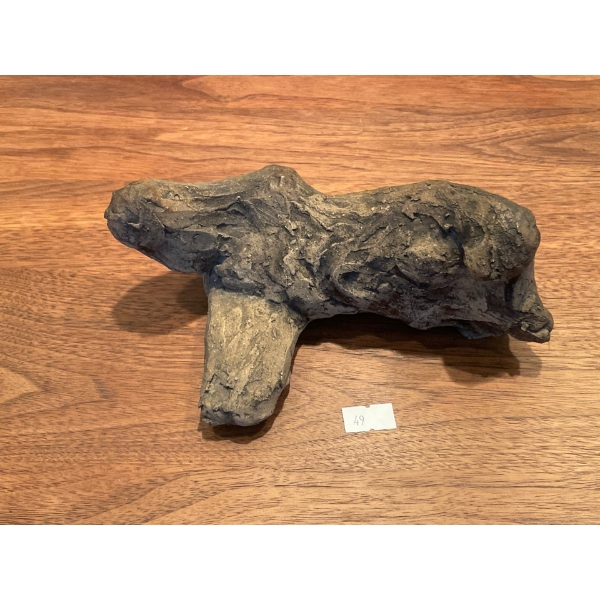 Charles Hilton clay torso, small sculpture  7L