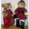 Image 1 : Trade Secret Scottish Teddy Bear Fiona w/ Gavin Bear By Bearington Collection
