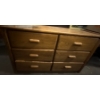 Image 1 : Wooden Dresser - (48W, 20D, 31T) w/ Tall Dresser (Some Damage, 35W, 17D, 52T)