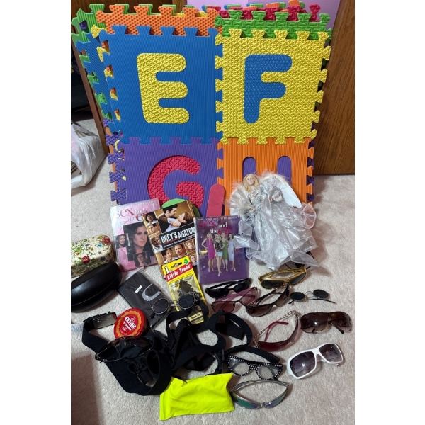 Misc Home - DVDs (Sex & The City, Greys Anatomy), Pins, Sunglass Collection (Rep. Chanel) and More 