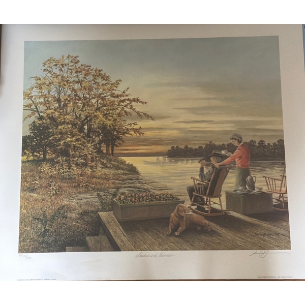 "Shadows and Memories", AP 133/250, Artist: James Lumbers, 26 X 22 Unframed 