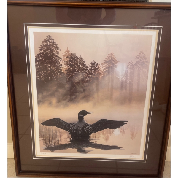 Ron Parker - Misty Dawn Loon 27x32