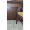 Image 4 : Dining Table 95 W, 46 D, 28 T  Includes: 2 Arm Chairs 22 W, 20 D, 38 T and 6 Side 19 W, 19 D, 38 T
