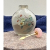 Image 3 :  Landscape/Scene/Floral Snuff Bottle with Spoon  2.5H