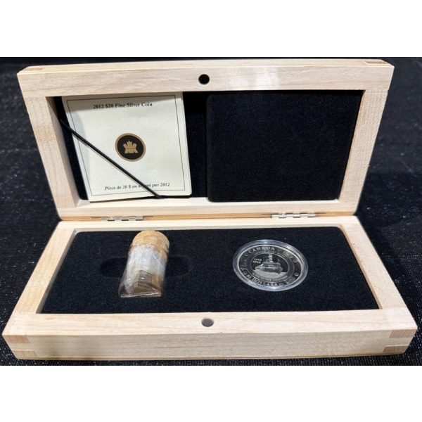 2012 $20 CCGS Louis S. St-Laurent Fine Silver Coin 31.38 Grams