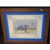 Image 1 : "G Rattery C-18 School", 6/100 Artist: Ken Howard, 22 X 18.5 Framed Under Glass