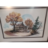 Image 2 : House by the Lake in Autumn Original Watercolour by Gourley 20 w 16 h
